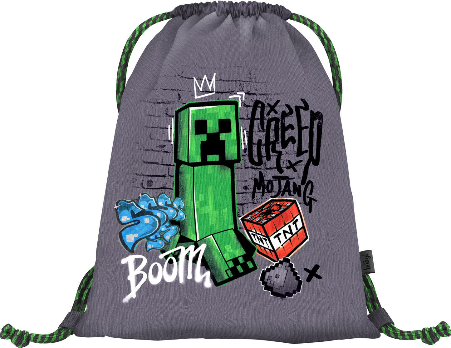 Skate Minecraft Rucksack-Set 3tlg: Rucksack, Etui, Turnbeutel