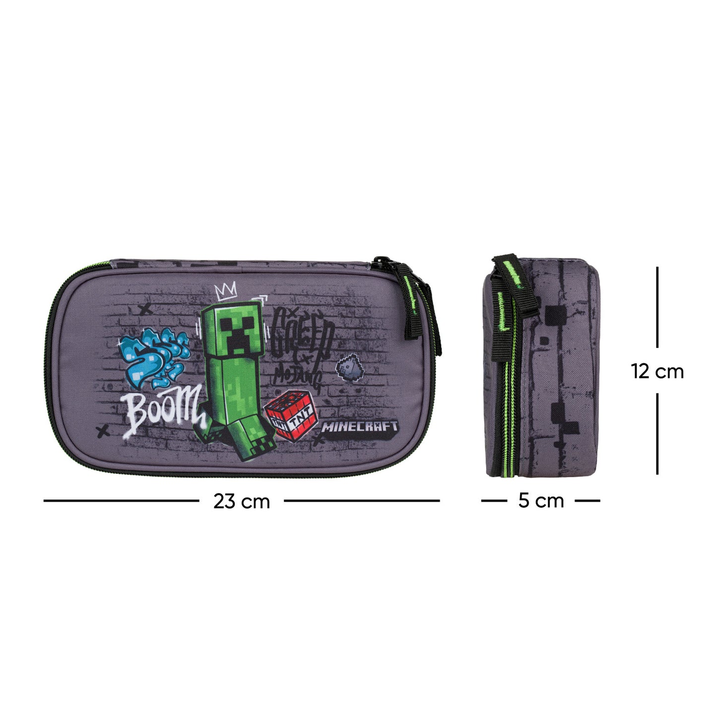 Skate Minecraft Rucksack-Set 3tlg: Rucksack, Etui, Turnbeutel