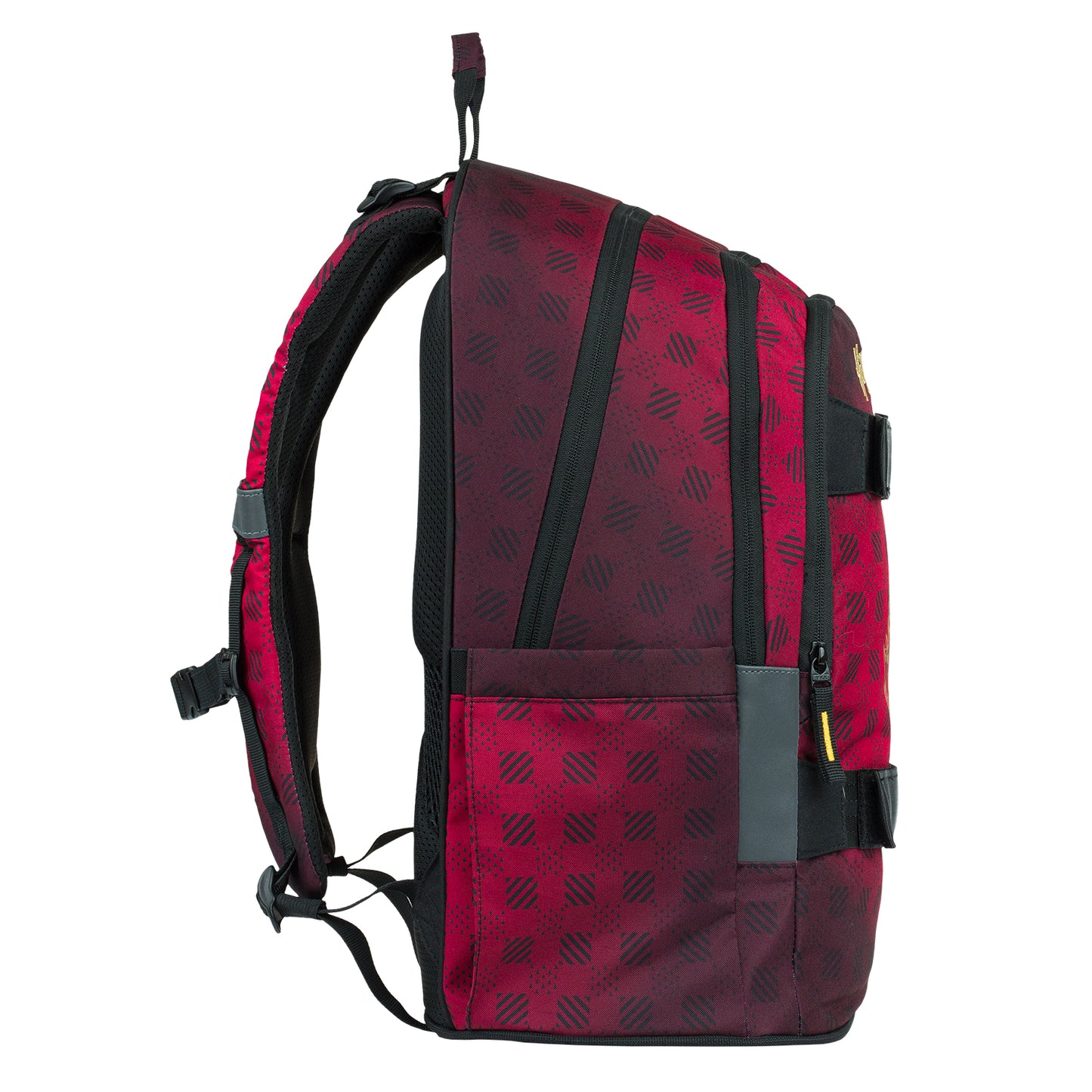 BAAGL Schulrucksack Skate Harry Potter Hogwarts Weinrot