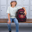 BAAGL Schulrucksack Skate Harry Potter Hogwarts Weinrot