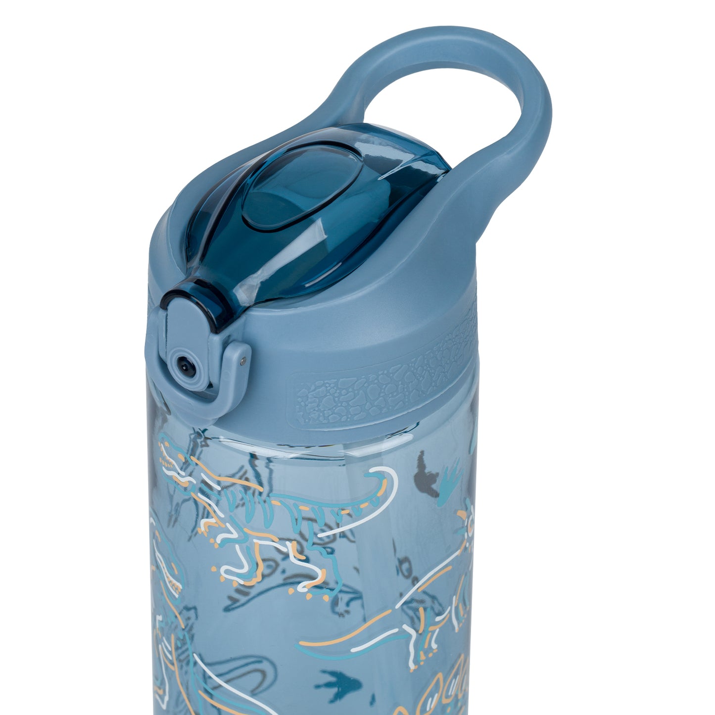 Tritan Trinkflasche mit Strohhalm Dino, 500 ml