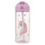 BAAGL Tritan Trinkflasche mit Strohhalm Regenbogen Einhorn, 500 ml