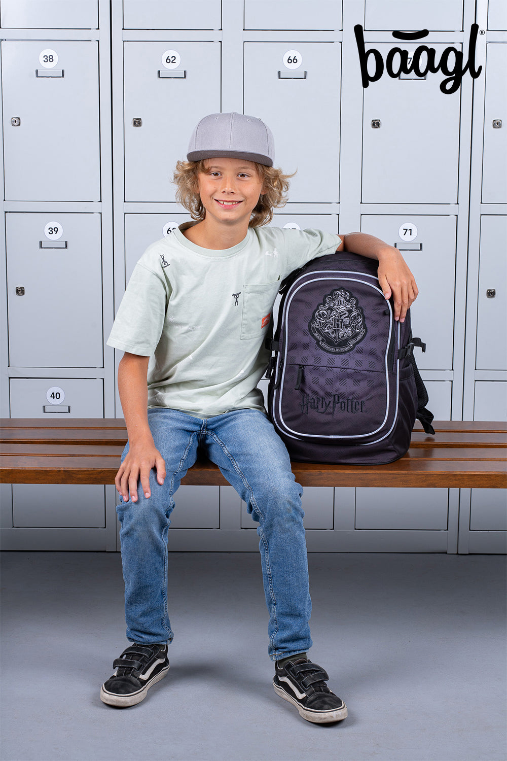 Core Harry Potter Hogwarts Schwarz Rucksack-Set 3tlg: Rucksack, Federmäppchen, Turnbeutel
