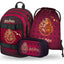 Skate Harry Potter Hogwarts Weinrot Rucksack-Set 3tlg: Rucksack, Federmäppchen, Turnbeutel