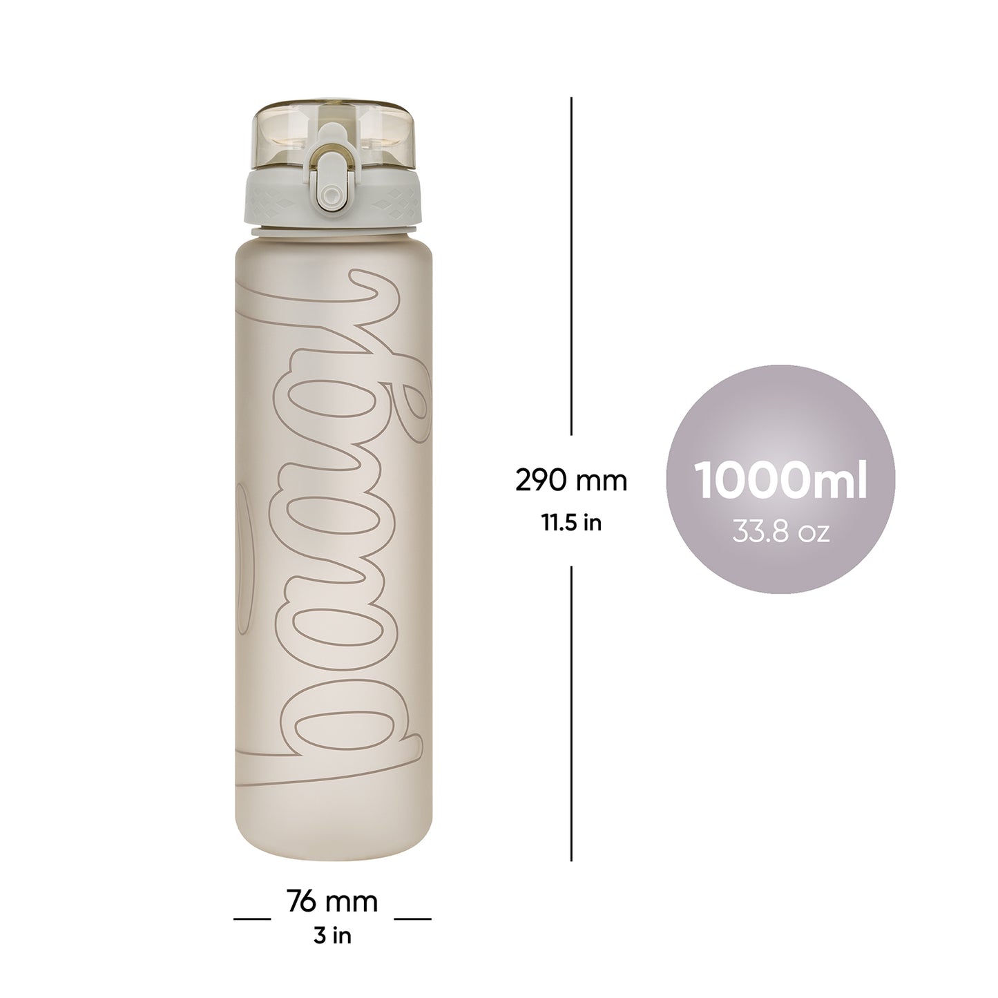 Trinkflasche Tritan Mist 1000 ml