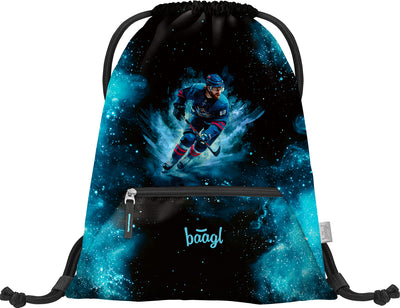 Turnbeutel mit Tasche Eishockey