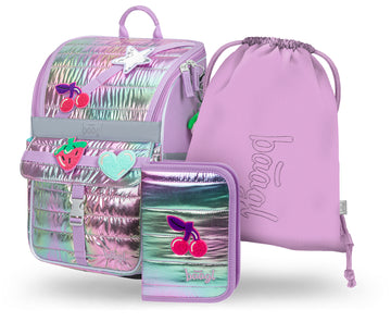 Zippy Lavender Schulranzen-Set 3tlg.: Schulranzen, Federmäppchen, Turnbeutel