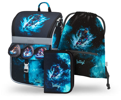 Zippy Eishockey Schulranzen-Set 3tlg.: Schulranzen, Federmäppchen, Turnbeutel