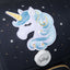 Ergo Unicorn Gold Schulranzen-Set 3tlg.: Schulranzen, Federmäppchen, Turnbeutel