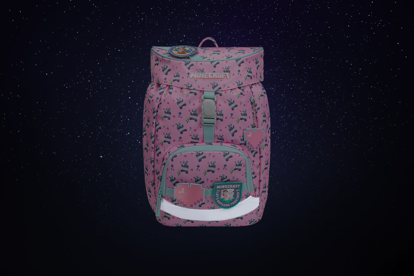 Schulrucksack Airy Minecraft Panda