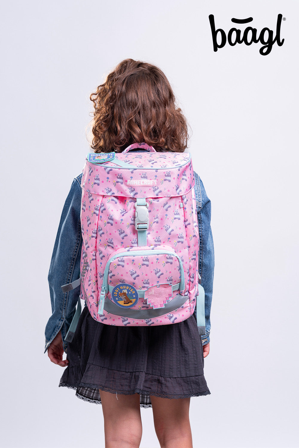 Schulrucksack Airy Minecraft Panda