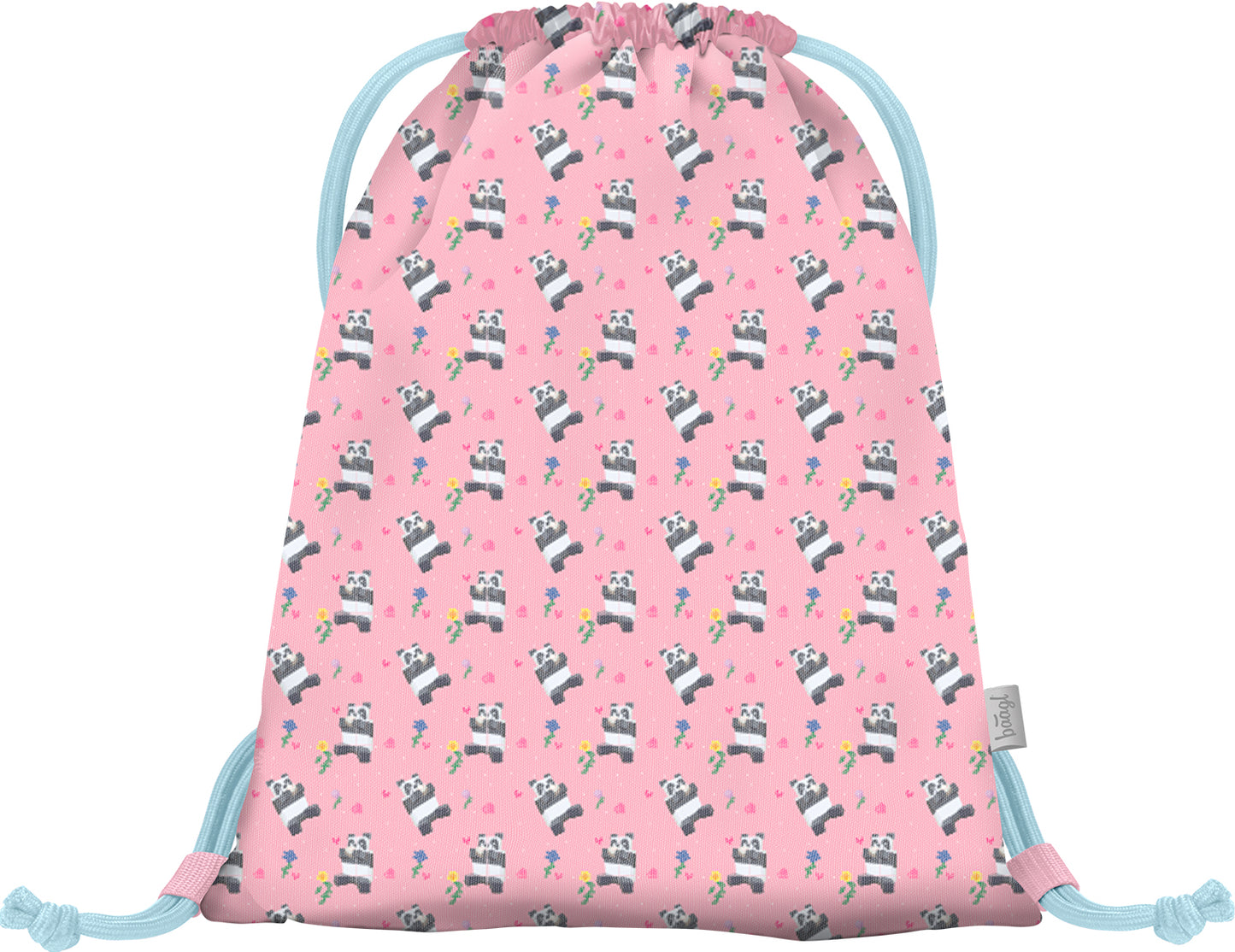 Turnbeutel mit Tasche Minecraft Panda