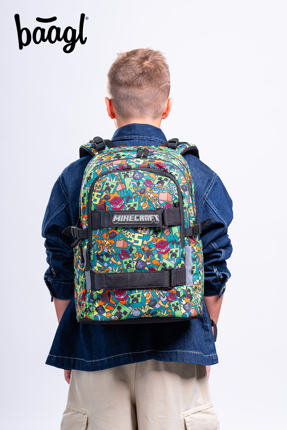 Schulrucksack Skate Minecraft Chaos