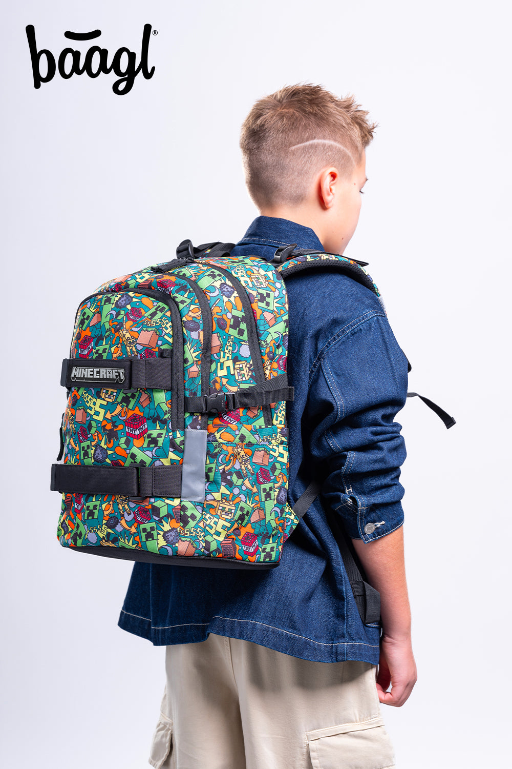 Schulrucksack Skate Minecraft Chaos