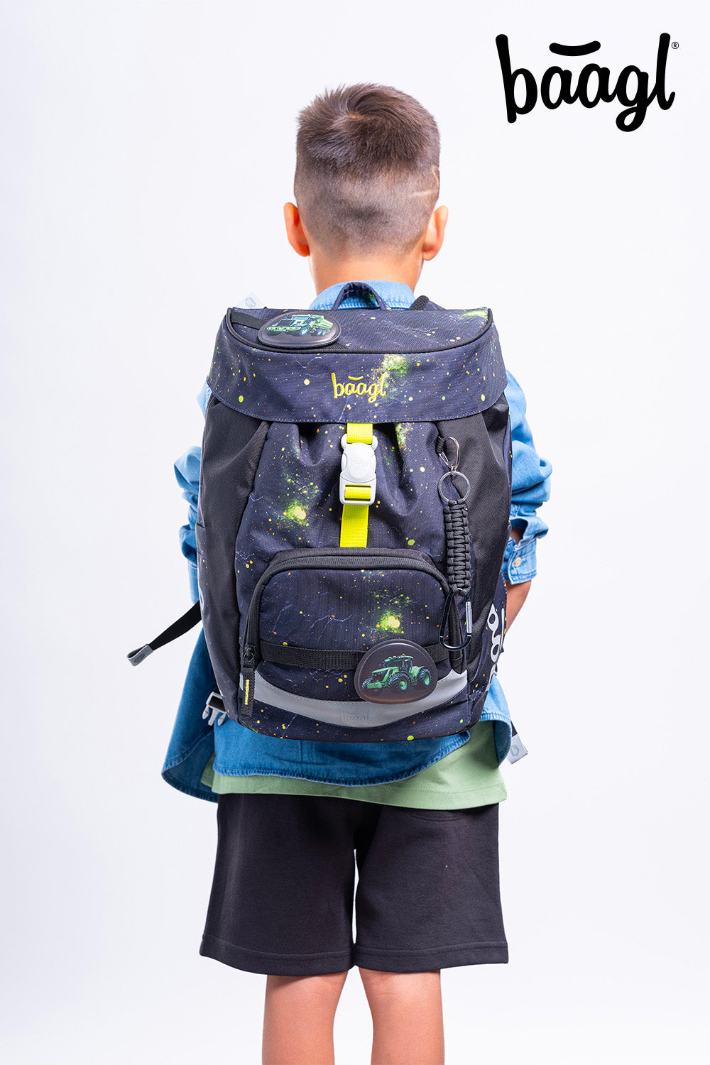 Airy Traktor Schulrucksack-Set 3tlg.: Schulrucksack, Federmäppchen, Turnbeutel