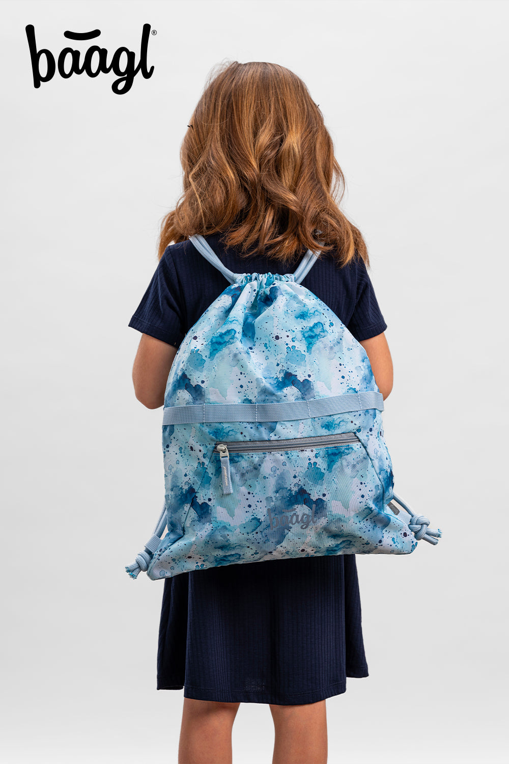 Turnbeutel mit Tasche Polar