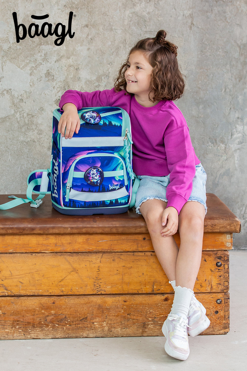 Zippy Plus Aurora Schulranzen-Set 3tlg.: Schulranzen, Federmäppchen, Turnbeutel