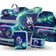 Zippy Plus Aurora Schulranzen-Set 5tlg.: Schulranzen, Federmäppchen, Turnbeutel, Schürze, Brustbeutel