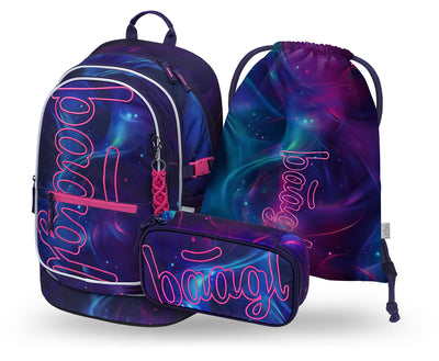 Core Nova Schulrucksack-Set 3tlg.: Schulrucksack, Federmäppchen, Turnbeutel