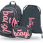 Core Logo Pink Schulrucksack-Set 3tlg.: Schulrucksack, Federmäppchen, Turnbeutel