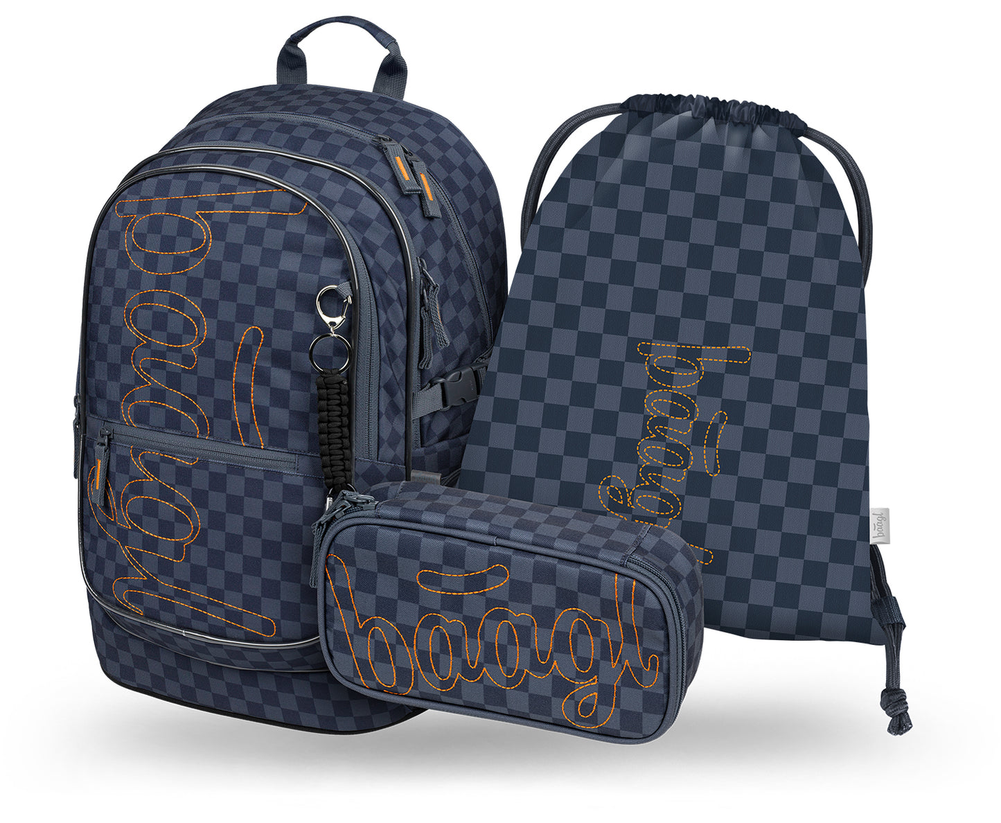 Core Ska Blau Schulrucksack-Set 3tlg.: Schulrucksack, Federmäppchen, Turnbeutel