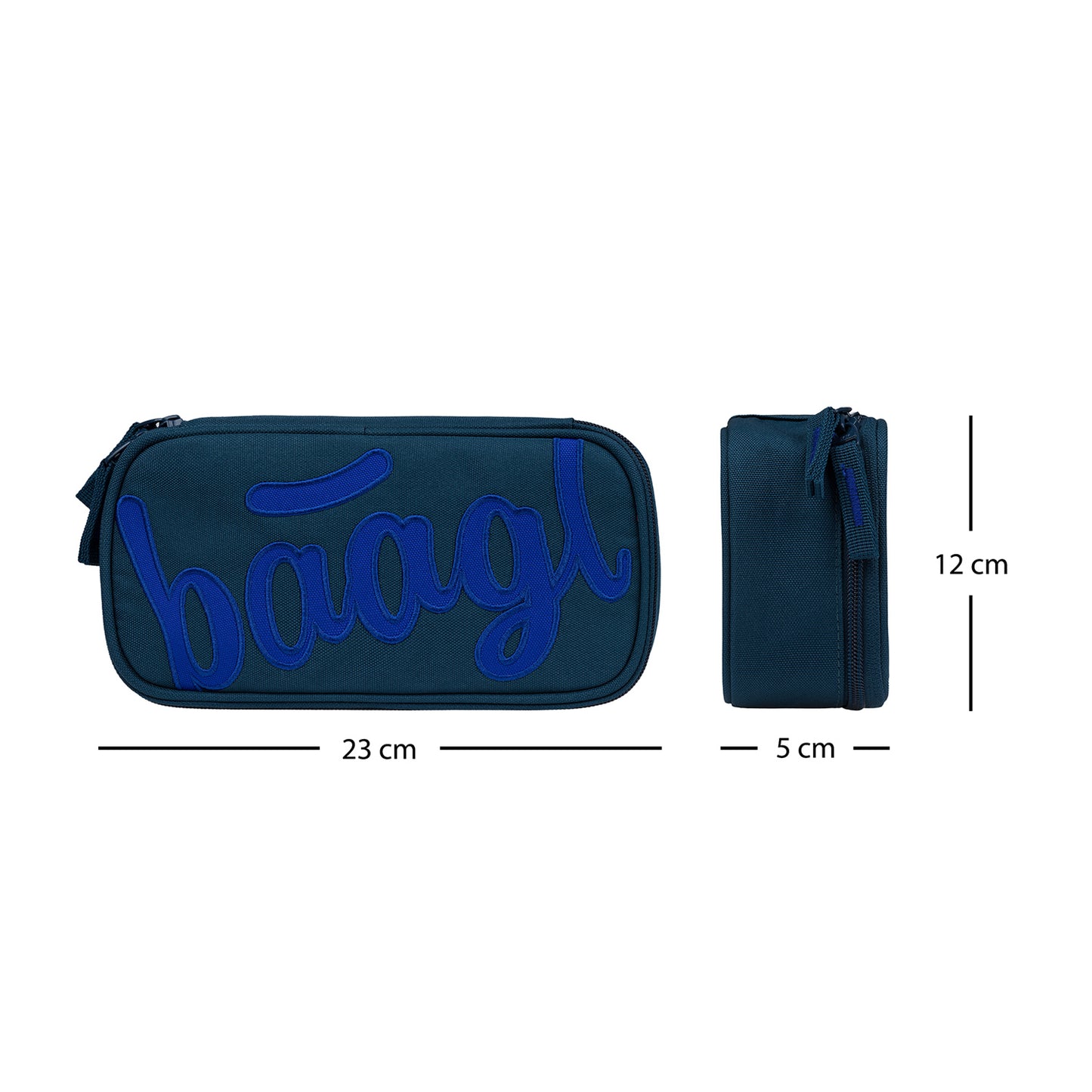 Federmäppchen Etui Logo Blau