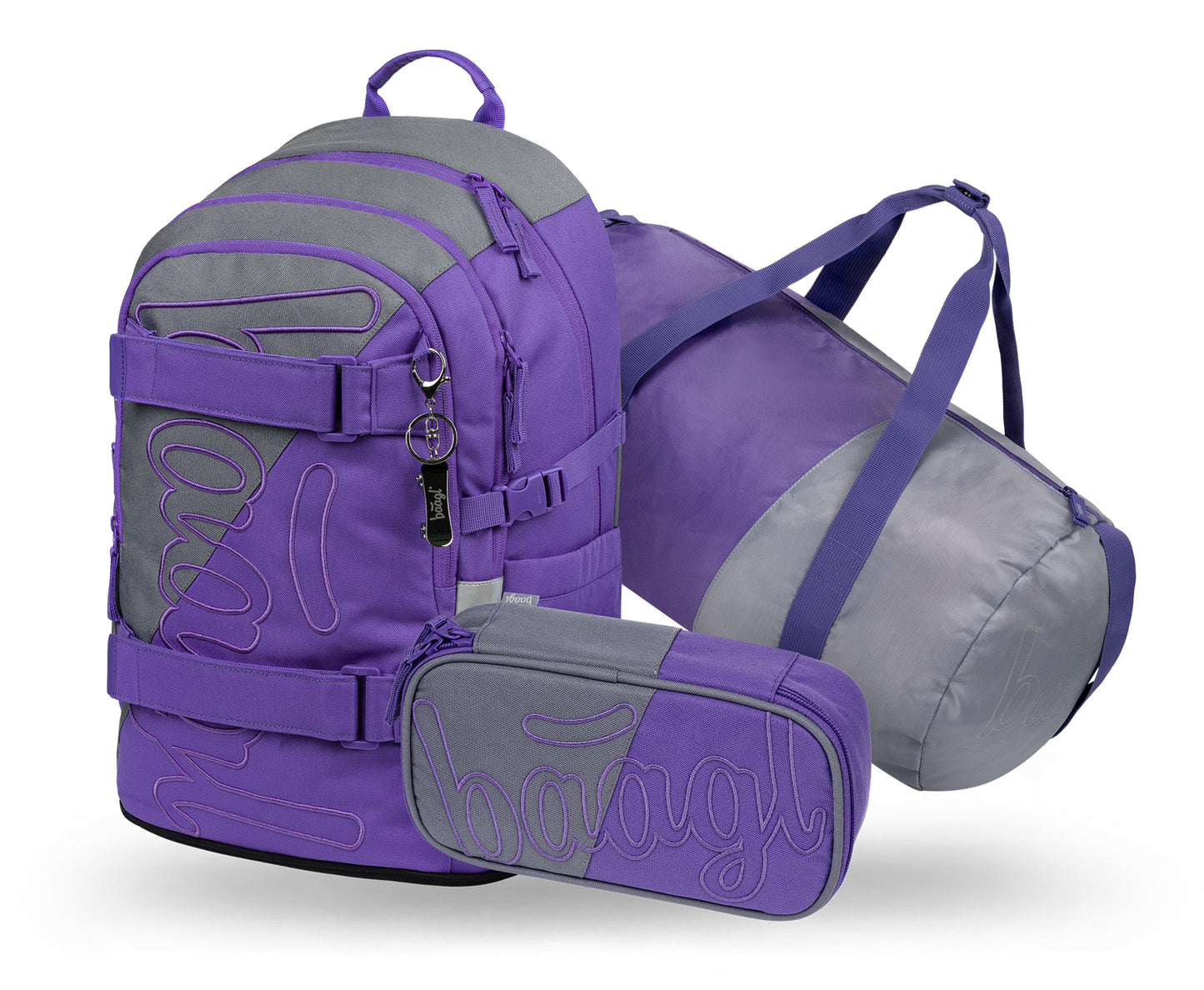 Skate Dual Schulrucksack-Set 3tlg.: Schulrucksack, Federmäppchen, Sporttasche