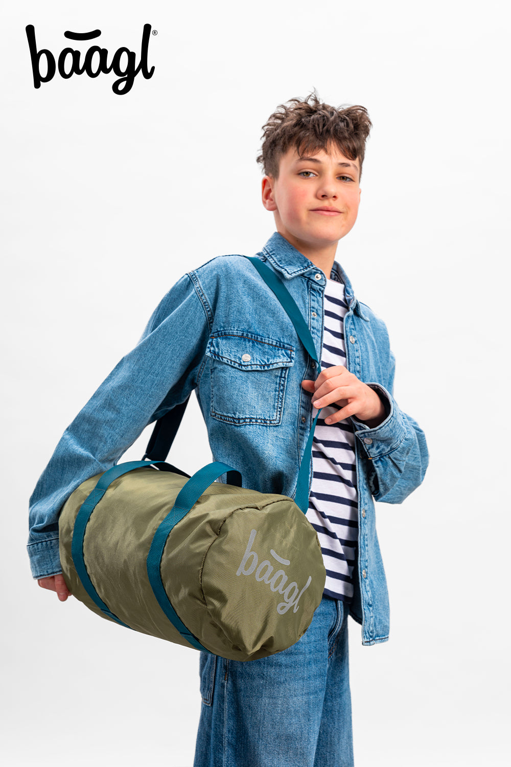 Faltbare Sporttasche Hoop Olive