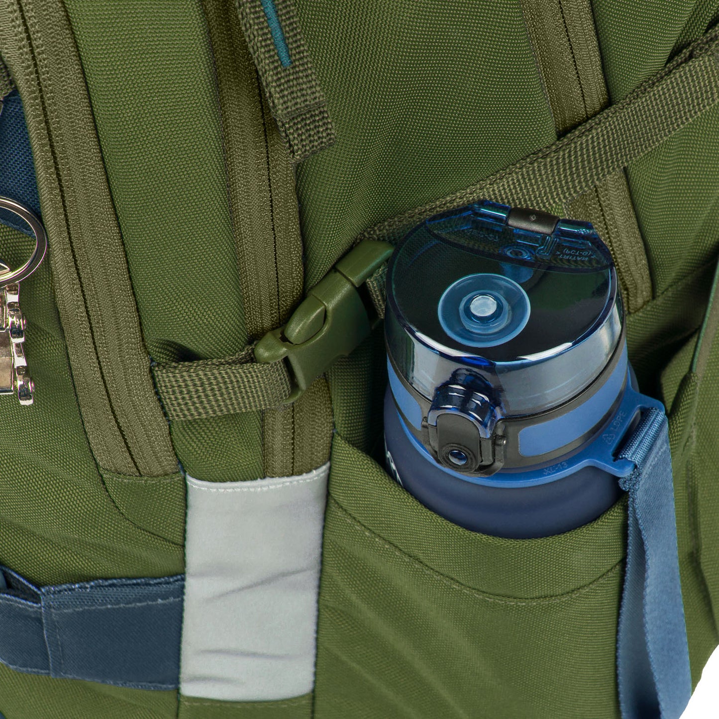 Skate Olive Schulrucksack-Set 3tlg.: Schulrucksack, Federmäppchen, Sporttasche