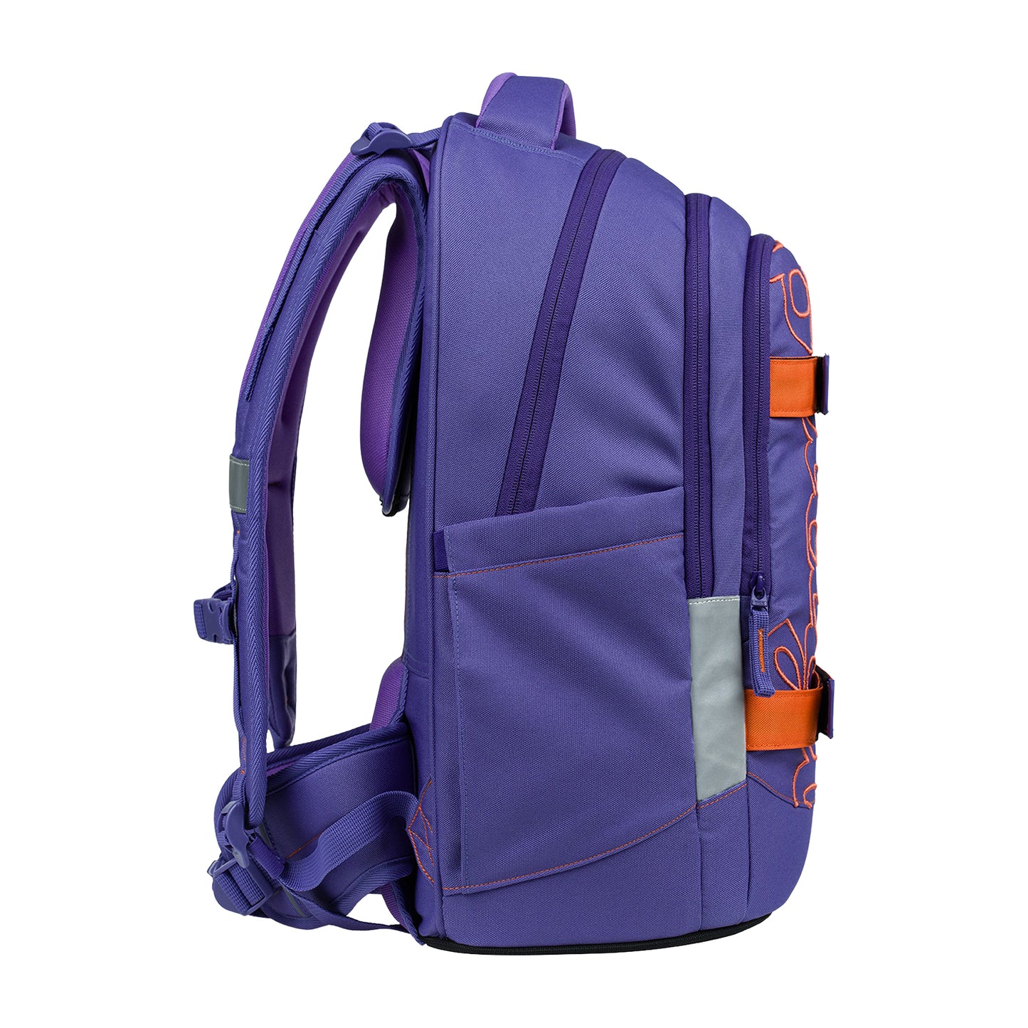 Skate Max Orange Schulrucksack-Set 3tlg.: Schulrucksack, Federmäppchen, Turnbeutel