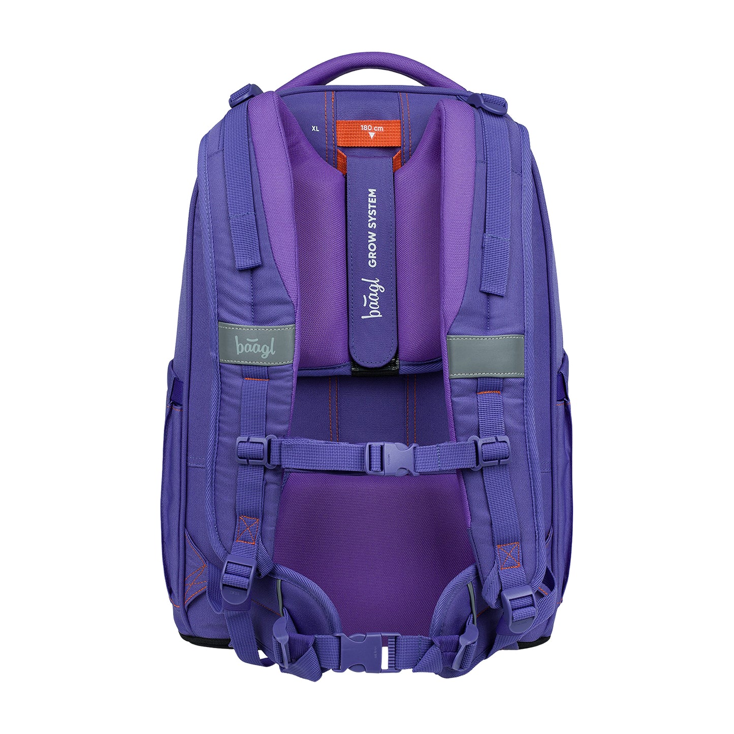 Skate Max Orange Schulrucksack-Set 5tlg.: Schulrucksack, Federmäppchen, Turnbeutel, Sporttasche, Bauchtasche