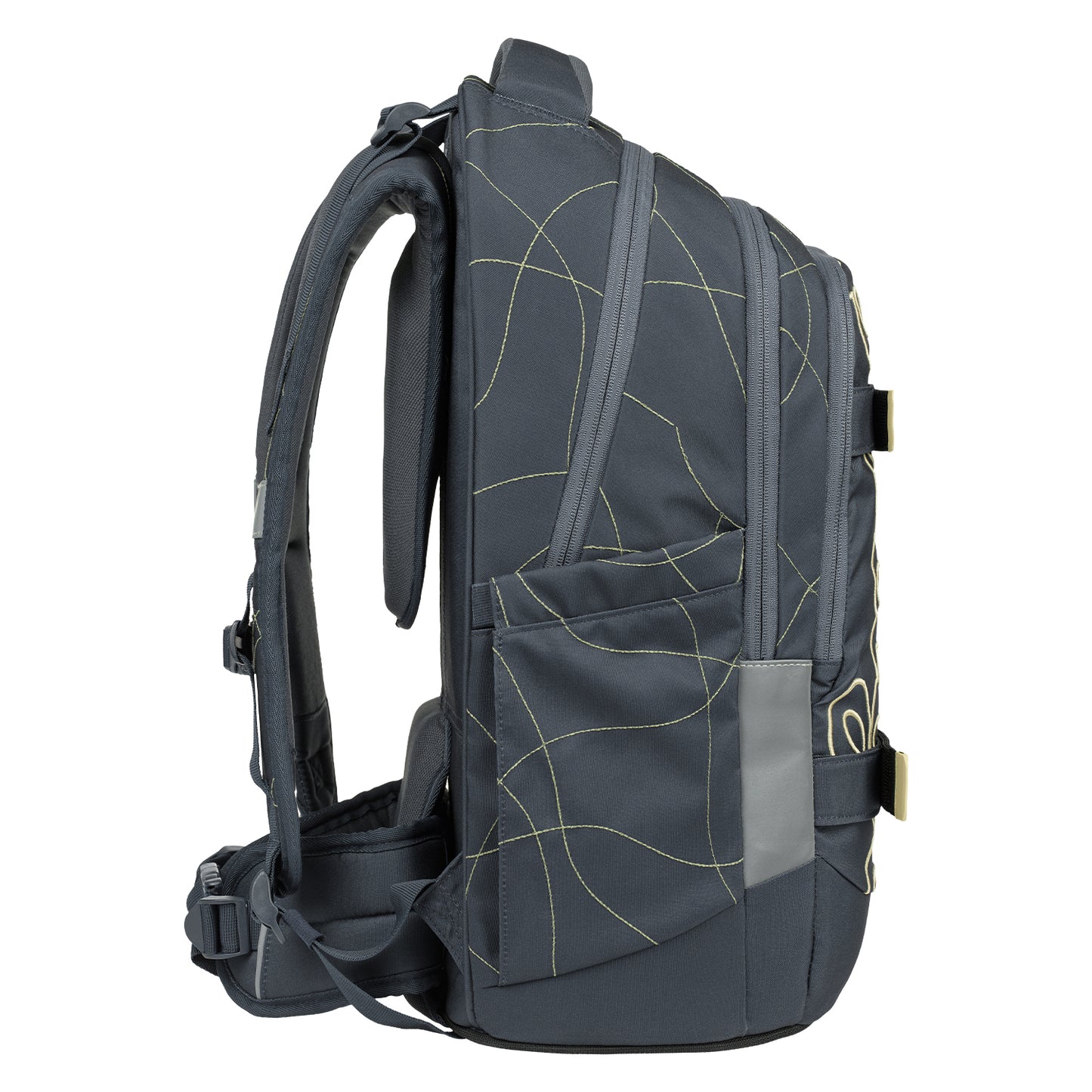 Skate Max Wave Schulrucksack-Set 3tlg.: Schulrucksack, Federmäppchen, Turnbeutel