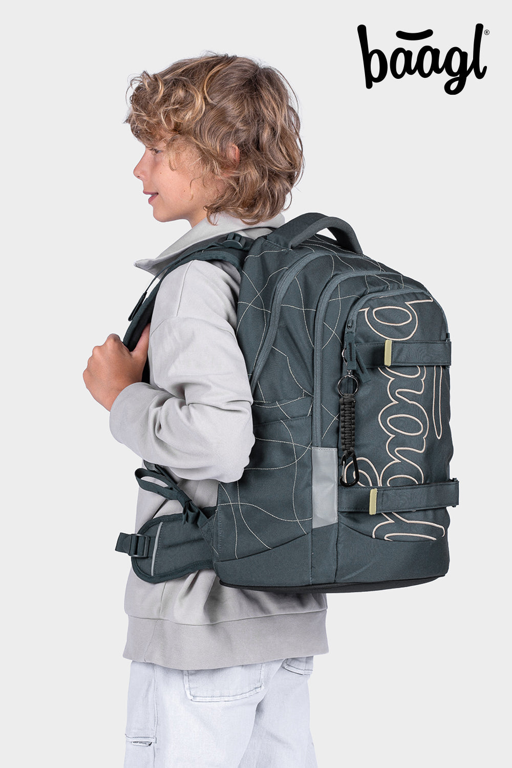 Skate Max Wave Schulrucksack-Set 3tlg.: Schulrucksack, Federmäppchen, Turnbeutel