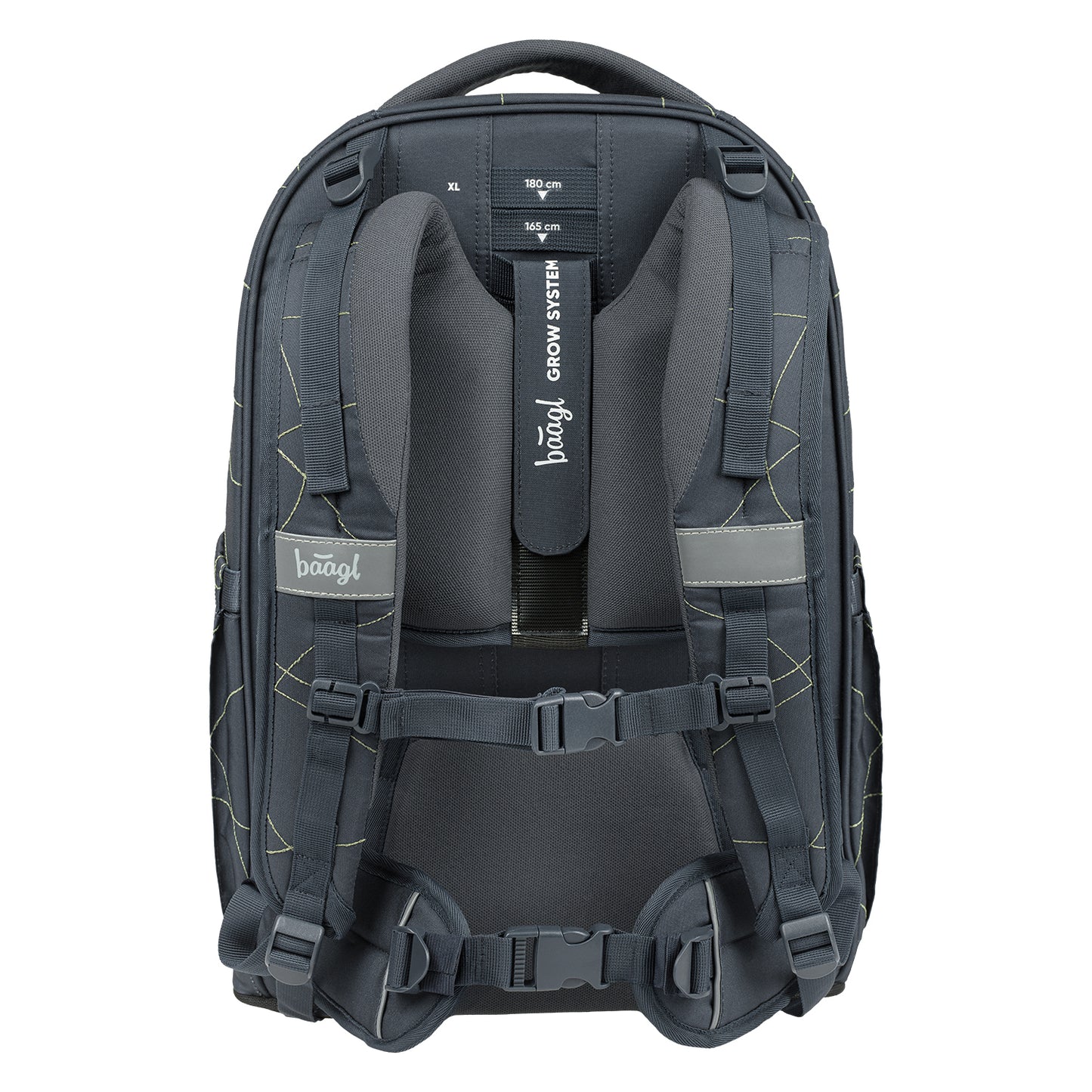 Skate Max Wave Schulrucksack-Set 5tlg.: Schulrucksack, Federmäppchen, Turnbeutel, Sporttasche, Bauchtasche