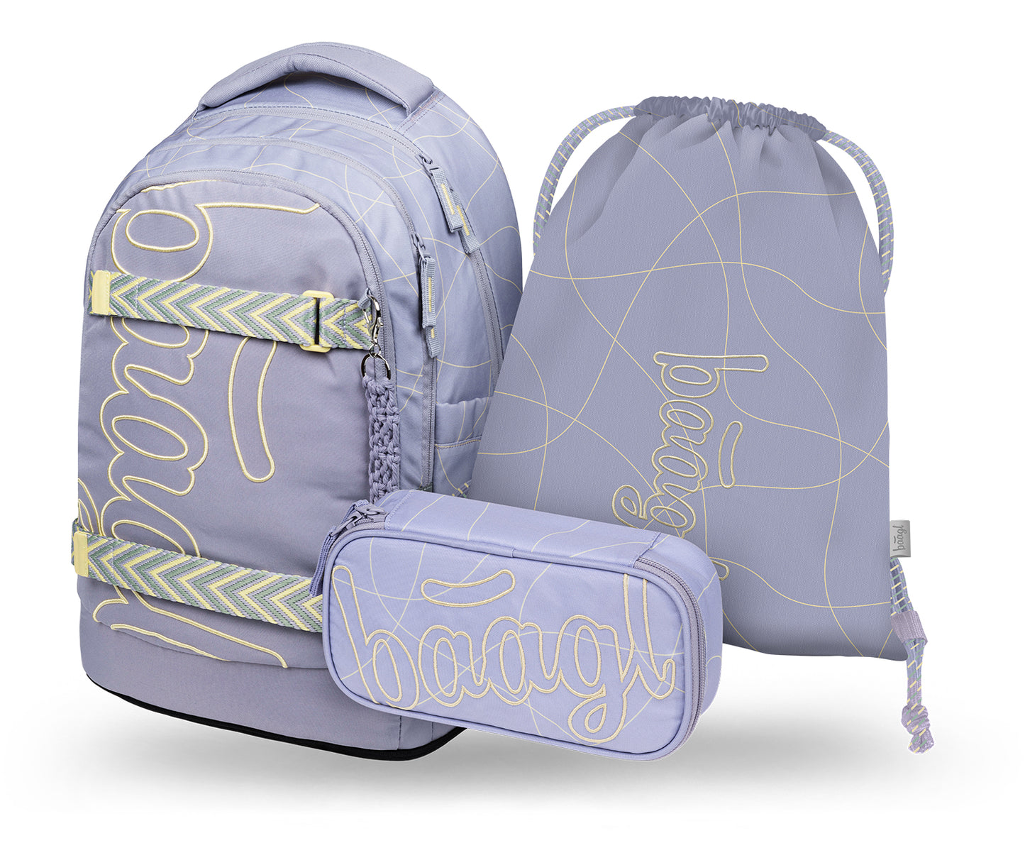 Skate Max Mishmash Schulrucksack-Set 3tlg.: Schulrucksack, Federmäppchen, Turnbeutel
