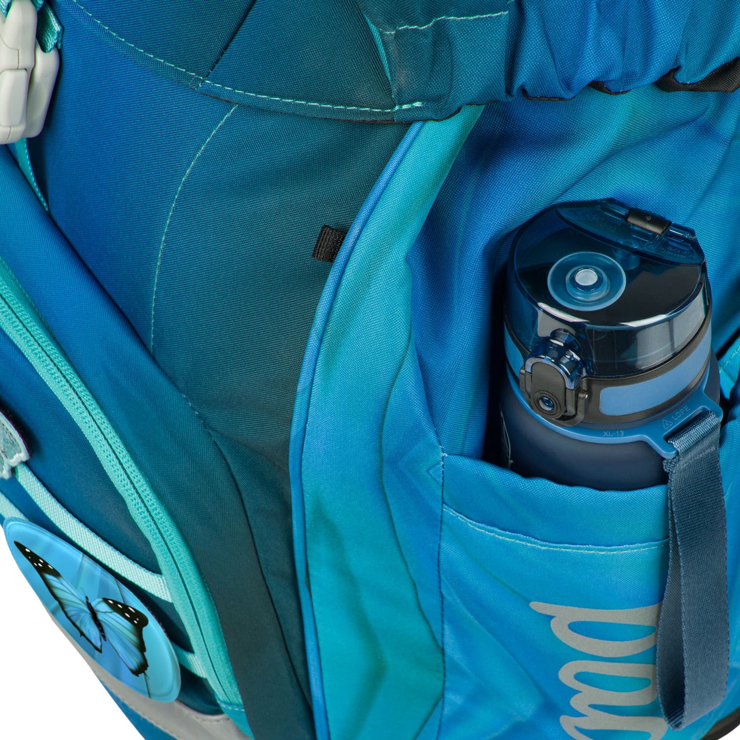 Airy Plus Butterfly Schulrucksack-Set 3tlg.: Schulrucksack, Federmäppchen, Turnbeutel