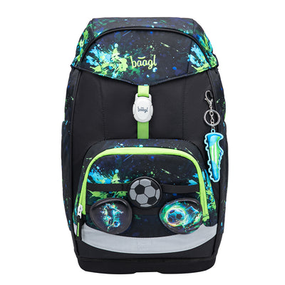 Airy Plus Fußball Schulrucksack-Set 3tlg.: Schulrucksack, Federmäppchen, Turnbeutel