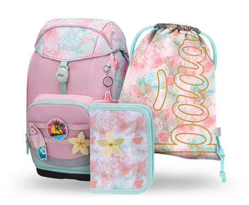 Airy Plus Sunset Schulrucksack-Set 3tlg.: Schulrucksack, Federmäppchen, Turnbeutel