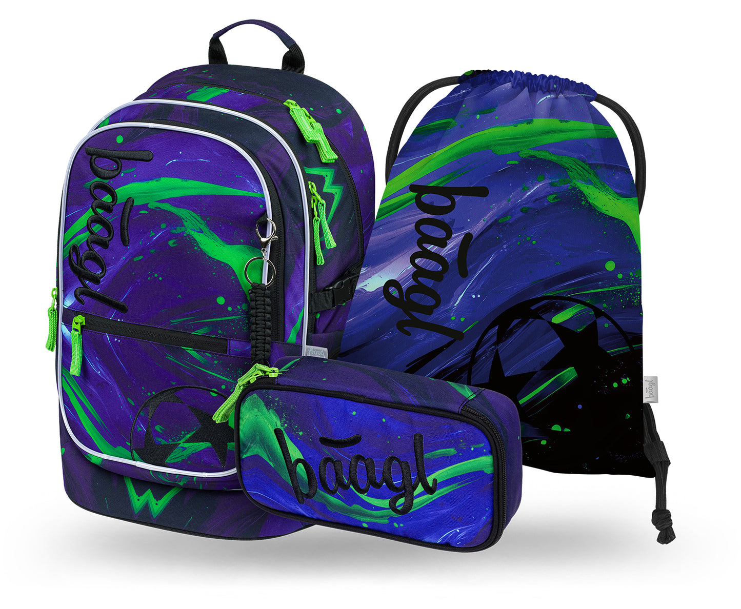 Core Football Champion Schulrucksack-Set 3tlg.: Schulrucksack, Federmäppchen, Turnbeutel