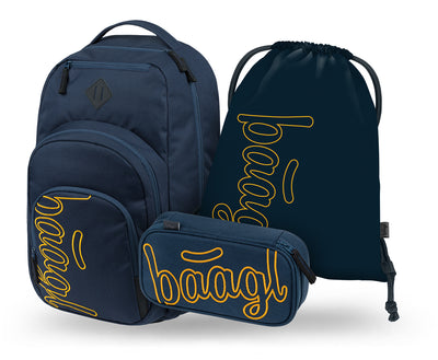 Coolmate Lux Schulrucksack-Set 3tlg.: Schulrucksack, Federmäppchen, Turnbeutel