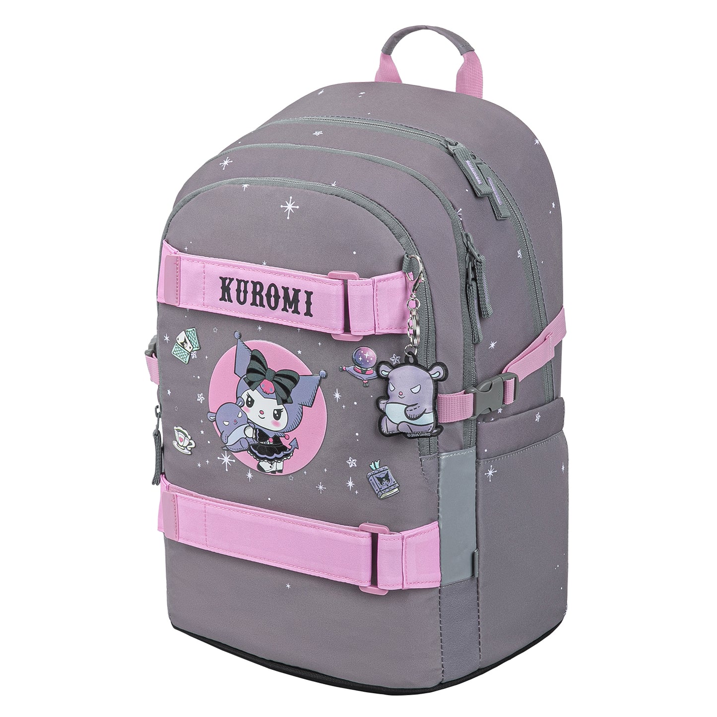Schulrucksack Skate Kuromi Grey