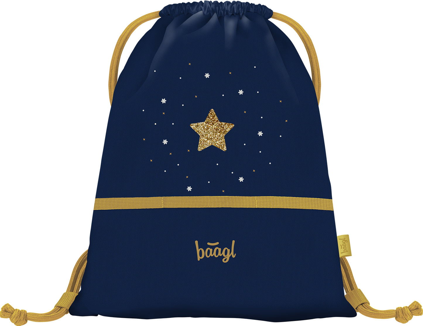 Ergo Unicorn Gold Schulranzen-Set 5tlg.: Schulranzen, Federmäppchen, Turnbeutel, Schürze, Brustbeutel