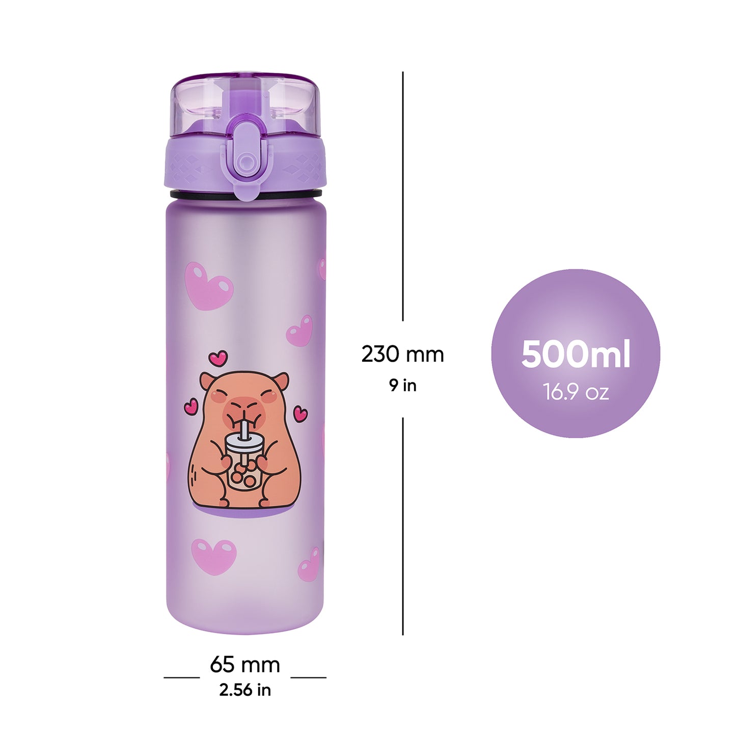 Trinkflasche Tritan Capybara 500 ml