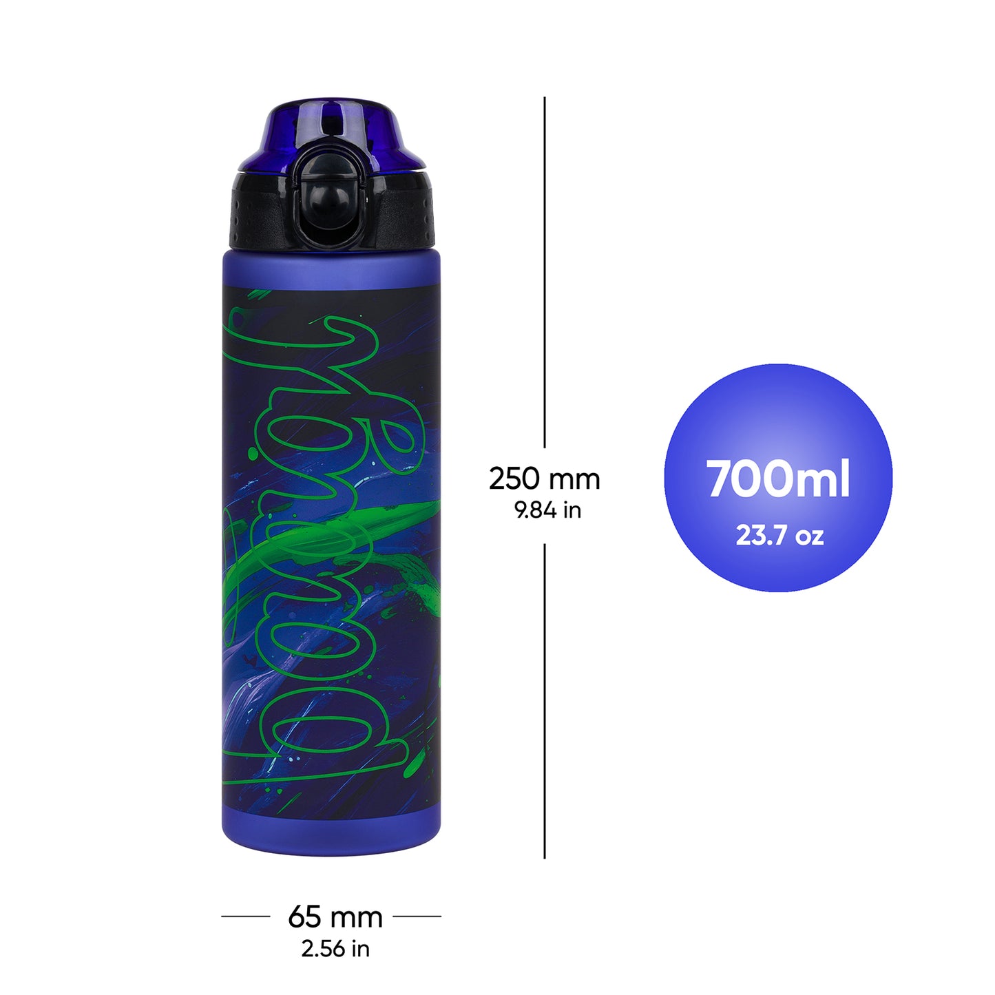 Trinkflasche Tritan Football Champion 700 ml