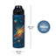 Trinkflasche Tritan Weltraum 700 ml