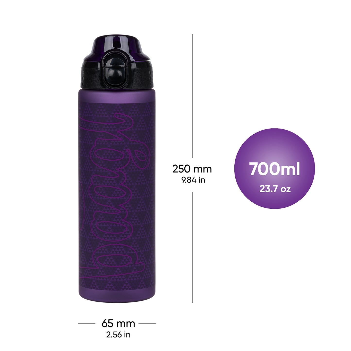 Trinkflasche Tritan Plum 700 ml