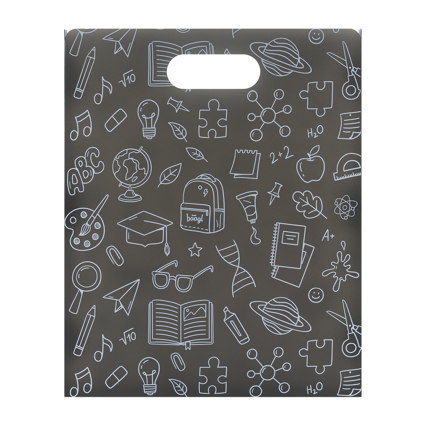 Heftmappe Kunststoff School Grau