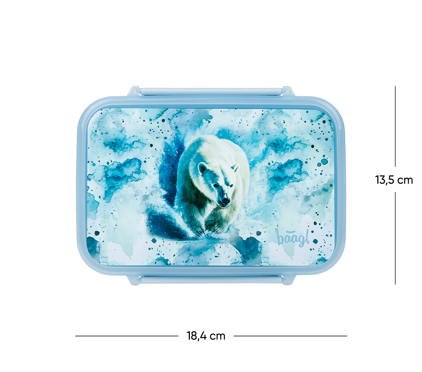 Brotdose mit Fächern Polar