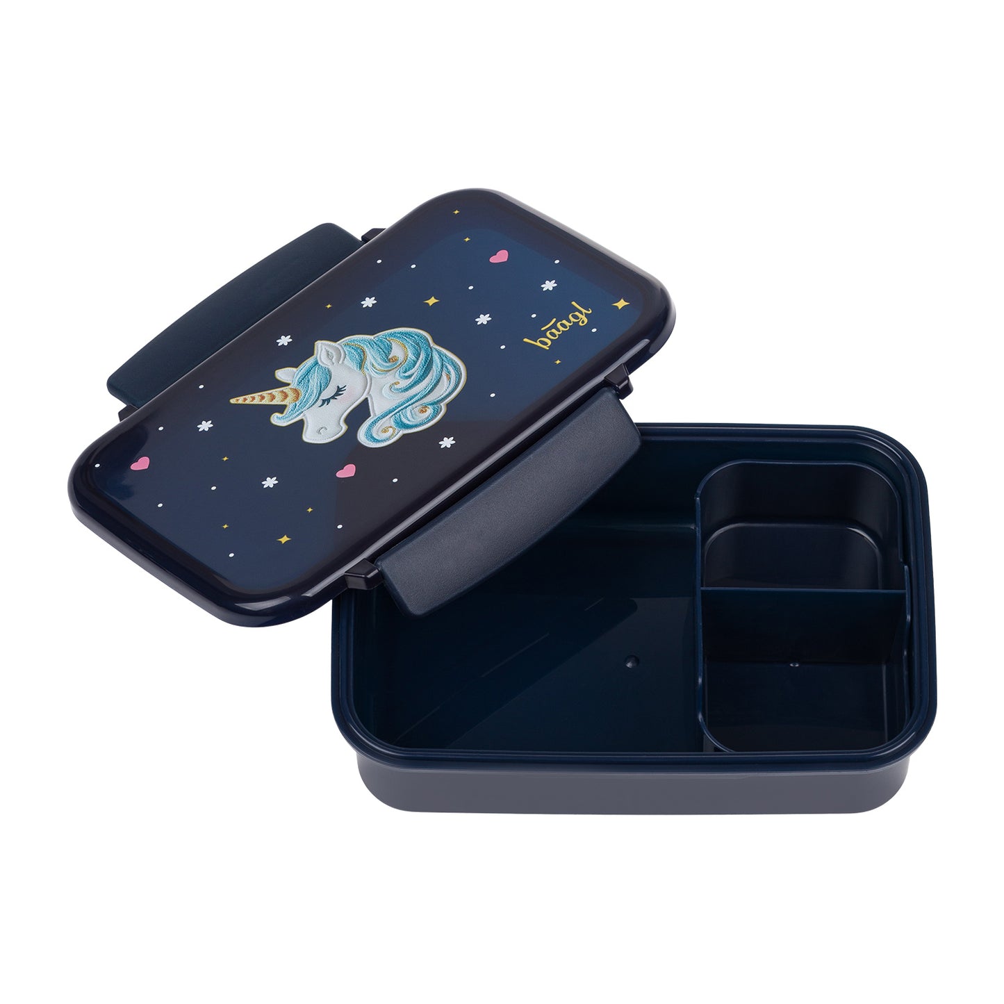Brotdose mit Fächern Unicorn Stars