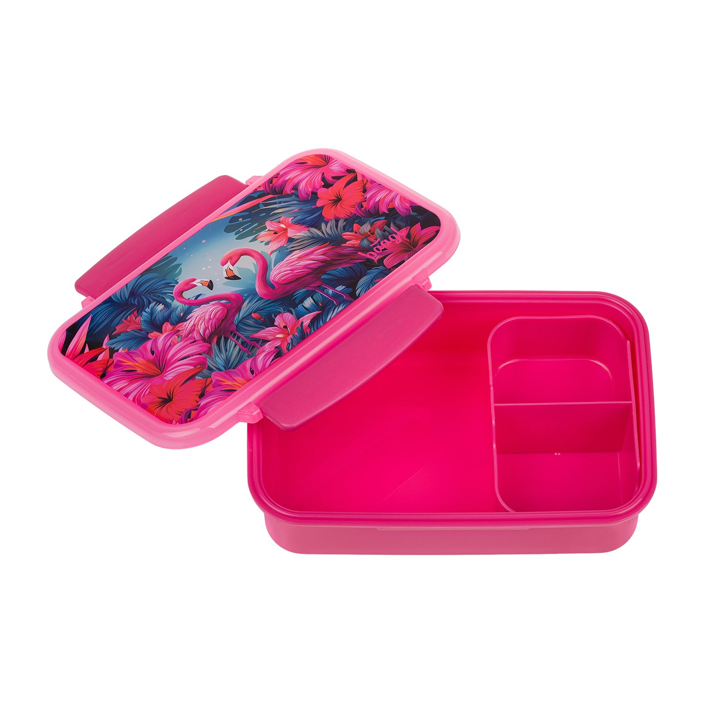 Brotdose mit Fächern Flamingo